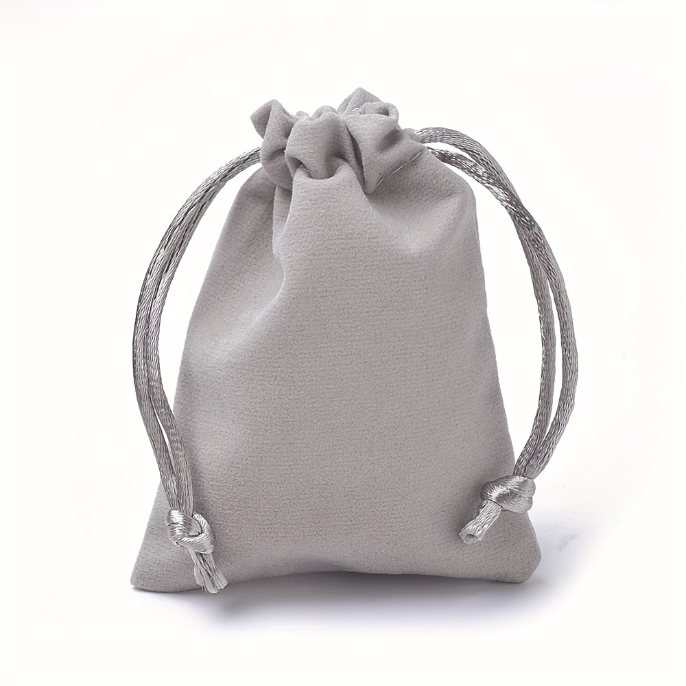 Customizable Flannel Drawstring Velvet Bag
